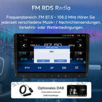 9 Zoll 2+64GB Android 14 Autoradio für VW Passat B6 B7 CC/Polo MK5 6/Golf 5 6 Plus/Tiguan/Touran/Sharan/EOS/Beetle, 1280HD IPS Touchscreen GPS-Navigation kabelloses CarPlay Android Auto Bluetooth 5.0 Wi-Fi DSP FM RDS USB