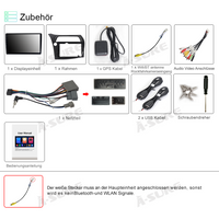 9'' 2+32GB Android 12 Navi Wireless Carplay Für Honda Civic 2006-2011 Fließheck DSP