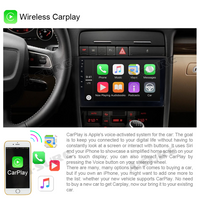 A-Sure 9" Android 11 2GB RAM 32GB ROM GPS Navi Car Radio with Wireless Carplay Android Auto for Audi A4 S4 RS4