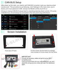 A-Sure 9" Android 11 2GB RAM 32GB ROM GPS Navi Car Radio with Wireless Carplay Android Auto for Audi A4 S4 RS4
