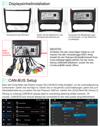 A-Sure 2+32GB Android 12 Autoradio GPS Navi für Mercedes Benz C/CLC Klasse W203 2004-2007