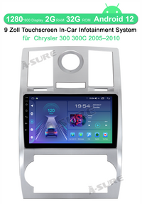 9‘’ Android 12 CarPlay 1280*800 GPS Navi für Autoradio Chrysler 300 300C 2005-2010