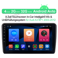2+32G Für Audi A3 S3 RS3 8P quattro Carplay Autoradio Android 12 GPS Navi WIFI