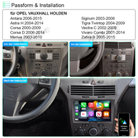 Android 12 Radio GPS Navi Carplay Autoradio GPS für OPEL Astra Vectra Zafira Corsa 2+32G