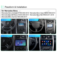 2+32G Android 12 Autoradio Navi für Mercedes Benz A/B Klasse Sprinter Viano W639 GPS WiFi