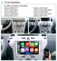Android 12 Carplay Android Auto 2+32GB Car Radio for Opel Zafira B Corsa BT Astra Vivaro GPS Navi Wifi