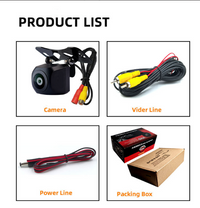 720P Universal Rear View Camera with cinch plug for all A-Sure car radios