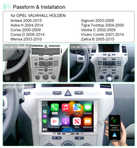 8" Android 12 Autoradio IPS 2+32GB BC BT 5.0 Opel Zafira B Astra H Radio Navi