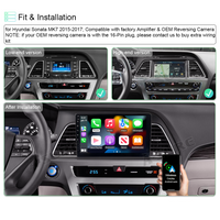ASURE 9'' Apple CarPlay Android Auto 2+32G Android 11 Car Radio Head Unit for Hyundai Sonata MK7 2015-2017