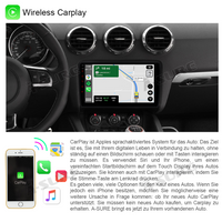 Wireless Carplay Android 12 Navi 2+32GB Autoradio GPS Für Audi TT MK2 2006-2014
