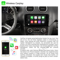 Android 12 Autoradio Carplay Android Auto Navi für Mercedes-Benz M/ML-Class W164