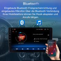 9 Zoll 2+64GB Android 14 Autoradio für Ford Focus MK2 2004-2011, 1280x800 IPS Touchscreen kabelloses CarPlay Android Auto GPS-Navigation Lenkradsteuerung Bluetooth 5.0 Wi-Fi DSP FM RDS USB