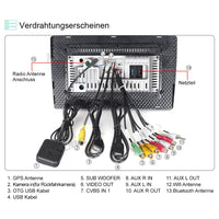 9’‘ Android 12 Autoradio Für Ford Transit Bus S-Max Focus Kuga 2+32G Fusion GPS Navi