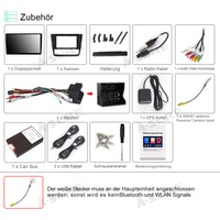 Android 12 Autoradio 2+32GB Navi GPS Carplay Für BMW 1ER MK1 E81 E82 E87 E88 A/C