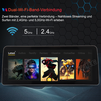 12,3 Zoll 8-Kern 4+64GB Autoradio für Mercedes Benz Vito/Viano W639 2003-2013, Android 14 2K QLED IPS Touchscreen kabelloses CarPlay Android Auto GPS-Navigation Bluetooth Wi-Fi 4G LTE DSP FM RDS USB