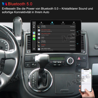 13,1 Zoll 8-Kern 4+64GB Android 14 Autoradio für VW T5 Multivan 2010-2015 Quadratischer OEM-Radioversion, 2K IPS Touchscreen kabelloses CarPlay Android Auto GPS-Navigation Bluetooth Wi-Fi DSP FM RDS 4G LTE Rückfahrkamera