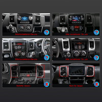 13,1" 8-Kern 4+64GB Autoradio für Fiat Ducato Peugeot Boxer Citroen Jumper ll Citroen Relais 2007-2023, Android 14 Rückfahrkamera 2K IPS Touchscreen kabelloses CarPlay Android Auto GPS-Navigation Bluetooth Wi-Fi DSP FM RDS 4G LTE