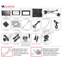 13,1 Zoll 8-Kern 4+64GB Android 14 Autoradio für VW T5 Multivan 2010-2015 Quadratischer OEM-Radioversion, 2K IPS Touchscreen kabelloses CarPlay Android Auto GPS-Navigation Bluetooth Wi-Fi DSP FM RDS 4G LTE Rückfahrkamera