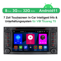 7" 1280*720 Android 11 Octa-Core DVD GPS Navigation Autoradio Car Radio 3GB RAM 32GB ROM for VW Touareg Multivan T5 Wireless Carplay Android Auto DSP BT Wifi