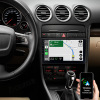 9" 2+32GB Android Autoradio DSP GPS Navi Autoradio mit Wireless Carplay Android Auto für Audi A4 S4 RS4 Unterstützt DSP Wifi Bluetooth 1280x720P Display USB SWC