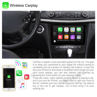 9" 2+32GB Android Autoradio DSP GPS Navi Car Radio with Wireless Carplay Android Auto for Mercedes-Benz E-Class W211 (2003–2009), C219 CLS-Class (2004–2009), Support DSP Wifi Bluetooth 1280x720P Display USB SWC
