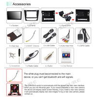 9" 2+32GB Android Autoradio DSP GPS Navi Car Radio with Wireless Carplay Android Auto for Mercedes-Benz E-Class W211 (2003–2009), C219 CLS-Class (2004–2009), Support DSP Wifi Bluetooth 1280x720P Display USB SWC