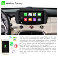 9 Inch Autoradio with Wireless Carplay Android Auto for Fiat 500X 2015-2020 2 + 32GB In-dash Car Radio GPS Navigator Stereo Bluetooth Steering Wheel Controls