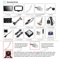 9 Inch Autoradio with Wireless Carplay Android Auto for Fiat 500X 2015-2020 2 + 32GB In-dash Car Radio GPS Navigator Stereo Bluetooth Steering Wheel Controls