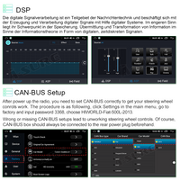 Android Autoradio for Fiat 500 500C 2007-2015 9 Inch Car Stereo with GPS Navigation Wireless Carplay Android Auto Touch Screen Wifi Bluetooth Screen Multimedia Radio SWC 2 + 32GB Black