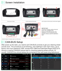 9" ANDROID AUTORADIO WITH 2GB+32GB NAVIGATION FOR OPEL VAUXHALL INSIGNIA 2008 2009 2010 2011 2012, SUPPORT WIRELESS CARPLAY ANDROID AUTO WIFI BLUETOOTH GPS DSP