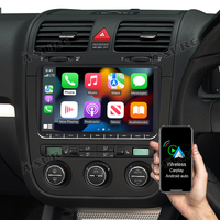 9" with Button Wireless Carplay & Android Auto GPS Navi Car Radio for VW Golf 5 6 V VI Passat T5 Polo Touran Tiguan Golf Sharan Caddy 2GB RAM 32GB ROM