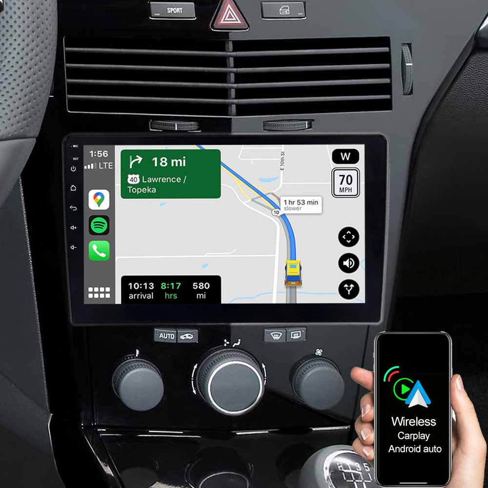 9" Wireless Carplay Android Auto 1280*720P 2GB RAM 32GB ROM DSP Auto GPS Navigation Car Radio for Opel Astra H 2004-2008 Zafira 2005-2015