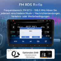 9 Zoll 4+64GB 8-Kern Android 14 Autoradio für VW Passat B6 B7 CC/Polo MK5 6/Golf 5 6 Plus/Tiguan/Touran/Sharan/EOS/Beetle, 1280HD IPS Touchscreen kabelloses CarPlay Android Auto 4G LTE GPS-Navigation Bluetooth 5.0 Wi-Fi DSP FM RDS USB Rückfahrkamera