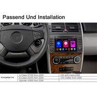 Android 10 Carplay&Android Auto DVD GPS 4G RAM 64GB ROM Autoradio Radio Für Benz A/B W169 W245 VW Crafter