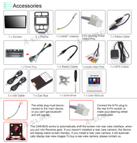 ASURE 10.1" Apple Carplay Android 10 Car Stereo Radio 2+32G Head Unit DSP BT for Jeep Compass 2007 2008