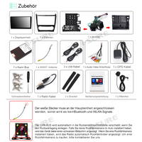 2+32G NAVI Radio GPS Wireless CarPlay für Mercedes Benz C/CLC Klasse W203 DAB+