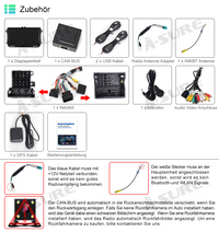 9 Zoll 4+64GB Autoradio Octa-Core Android 13 für VW GOLF 5 6 PASSAT Tiguan Polo Sharan ChatGPT 4G WIFI GPS Navi