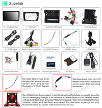 4+64GB Android 13 Autoradio Carplay 8-Core für AUDI A3 S3 RS3 8P 8V Bose GPS Navi WiFi BT DSP ChatGPT