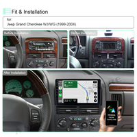 9" IPS Android 11 Stereo-Radio GPS-Haupteinheit für Jeep Grand Cherokee 1999-2004