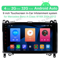 9" Android 11 Car Radio for Mercedes Benz A/B Viano Vito Sprinter W169 W245 W906, 2+32GB, Wireless CarPlay Android Auto