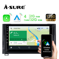 Apple CarPlay 2+32G Android Car Navi GPS Radio for Toyota Tundra XK50 2014-2021