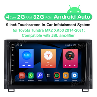 Apple CarPlay 2+32G Android Car Navi GPS Radio for Toyota Tundra XK50 2014-2021