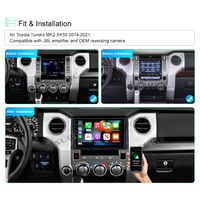Apple CarPlay 2+32G Android Car Navi GPS Radio for Toyota Tundra XK50 2014-2021