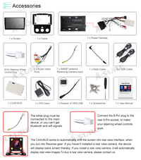 for Dodge Ram Pickup 2013-2018 w/ Manual A/C 2GB+32GB Wireless Carplay Android 11 Car Stereo Radio