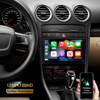 A-Sure 9" Android 11 2GB RAM 32GB ROM GPS Navi Car Radio with Wireless Carplay Android Auto for Audi A4 S4 RS4