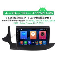 9" Android 12 Autoradio für Opel Mokka X 2017-2019 Touchscreen Sat NAV Stereo Multimedia-Player kabellos Carplay Bluetooth FM USB