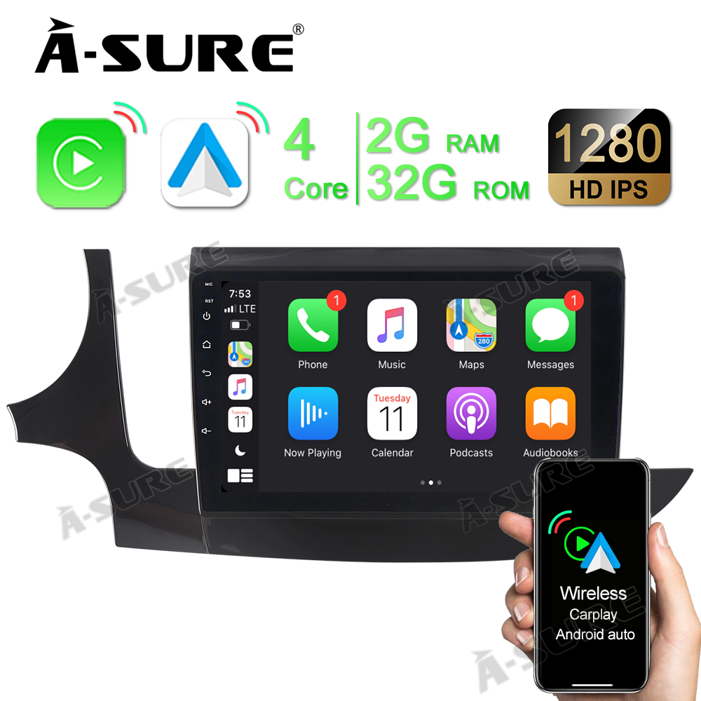 9" Android 12 Autoradio für Opel Mokka X 2017-2019 Touchscreen Sat NAV Stereo Multimedia-Player kabellos Carplay Bluetooth FM USB