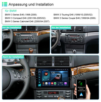 Für BMW E46 3er 316 318 320 8-Kern 4+64GB Android 13 Autoradio CarPlay GPS DSP RDS WIFI BT 4G LTE