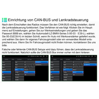 4+64GB Android 13 CarPlay Autoradio 8-Kern Für BMW E53 E53 X5 E39 GPS WIFI BT 4G LTE DSP RDS
