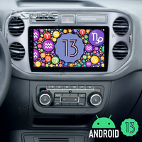9" Android 13 Kabellos CarPlay 2+32GB Autoradio für VW Golf Plus 2004-2013 Tiguan 2007-2016 WIFI Bluetooth GPS DSP USB DAB+